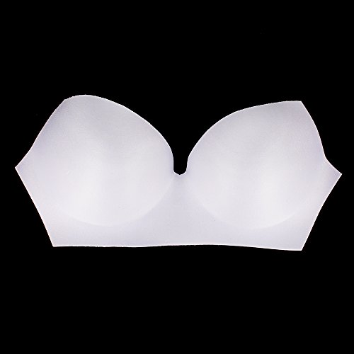 2piece White Bra Cup Chest Pads Sewing in Bra Cup Soft Foam for Bikini Pads Insert Bridal Dress Bra Pad Accessories WB134a