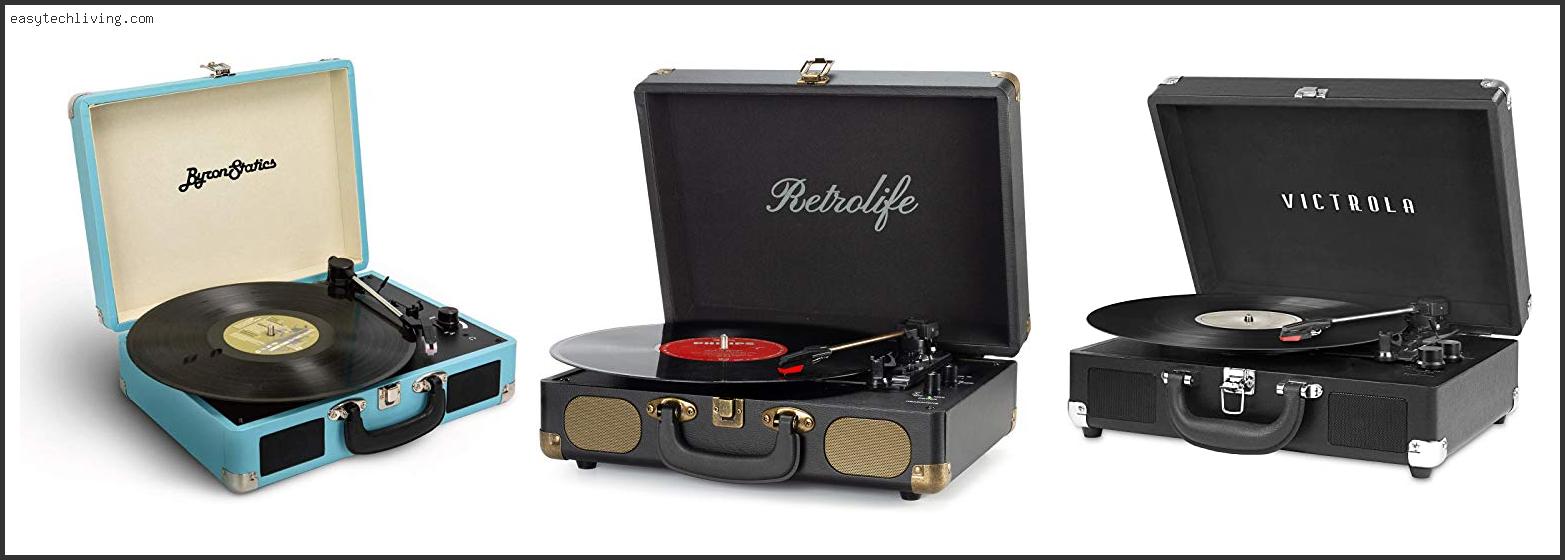 Best Portable Record Player With Built In Speakers