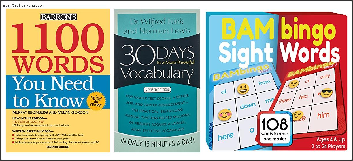 Top 10 Best Books To Improve Vocabulary For Gre Reviews For You