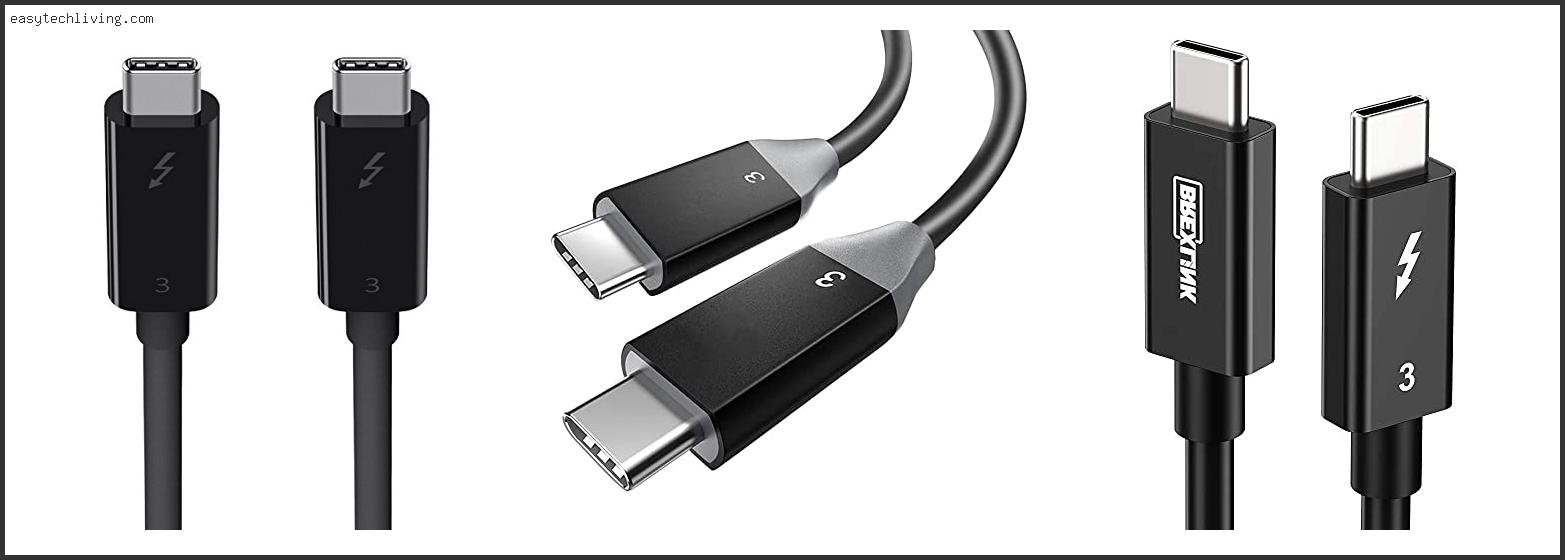 Best Thunderbolt 3 Cable For Egpu