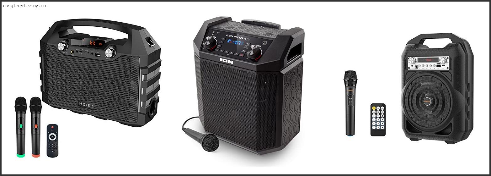 Best Portable Pa System With Wireless Mic
