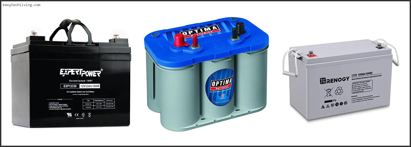 Best Deep Cycle Marine Battery For Tailgating