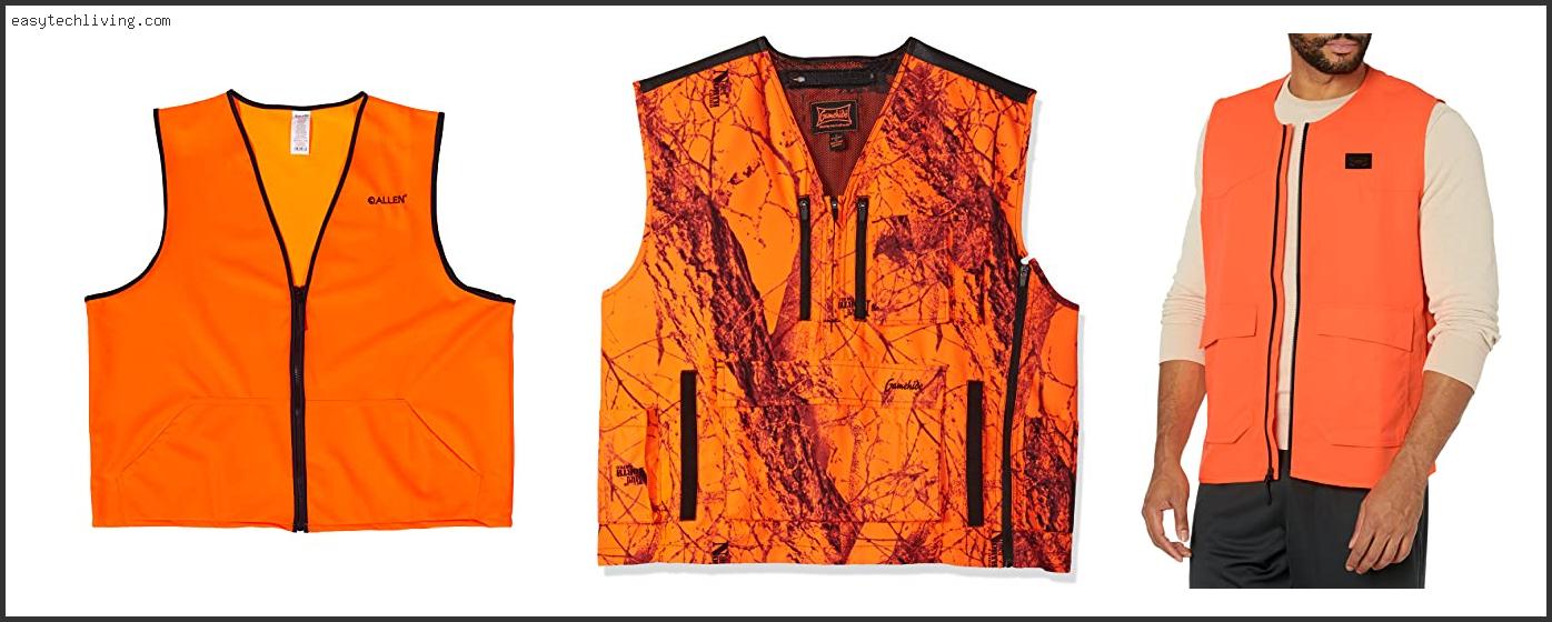 Best Blaze Orange Vest