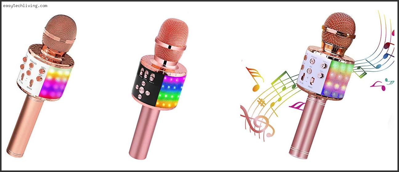 Top 10 Best Portable Karaoke Microphone Reviews For You