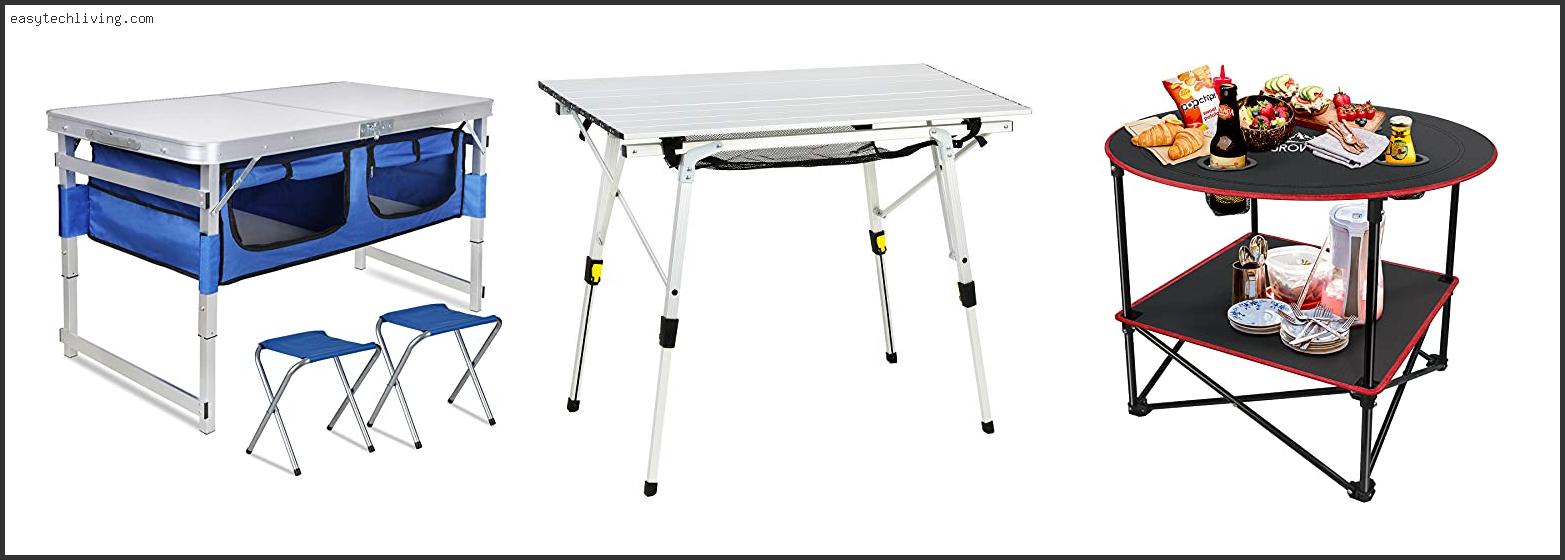 Top 10 Best Portable Camping Table Based On Customer Ratings