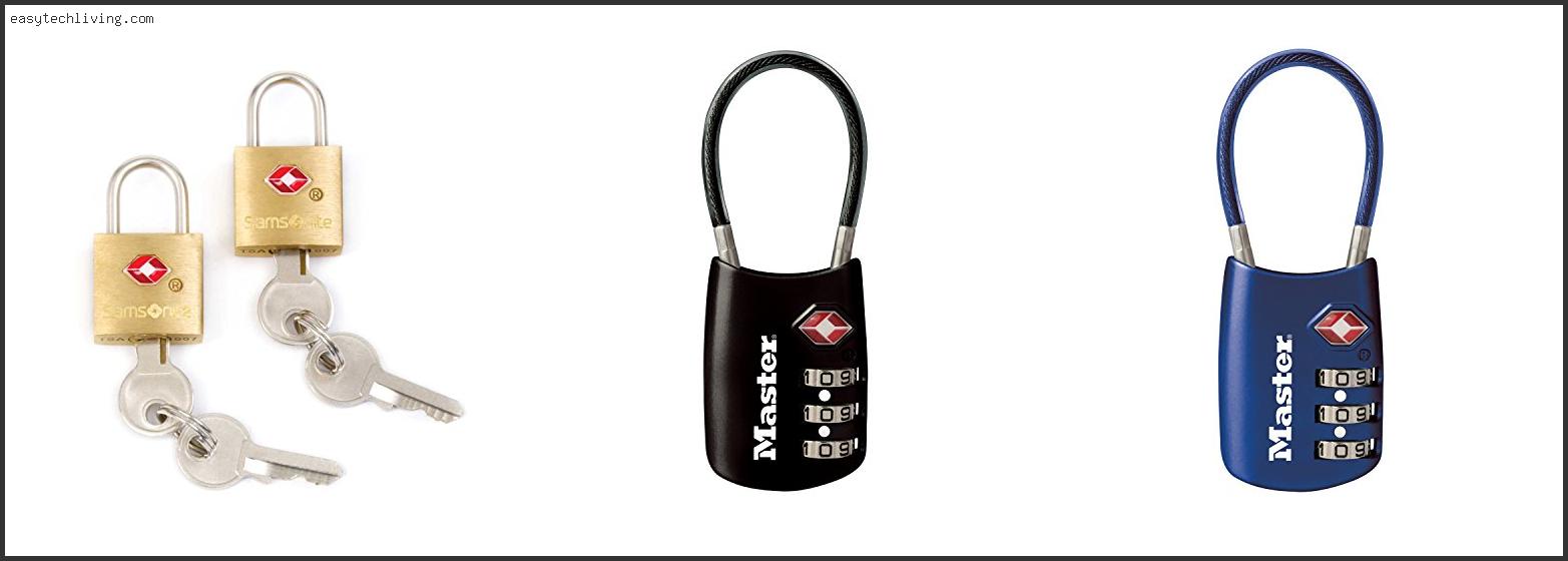 Top 10 Best Luggage Locks With Buying Guide